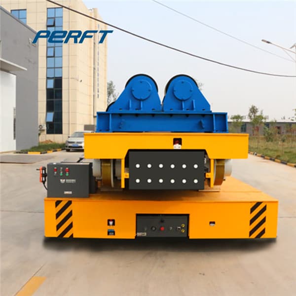 motorized transfer car with 4 swivel casters 25t
